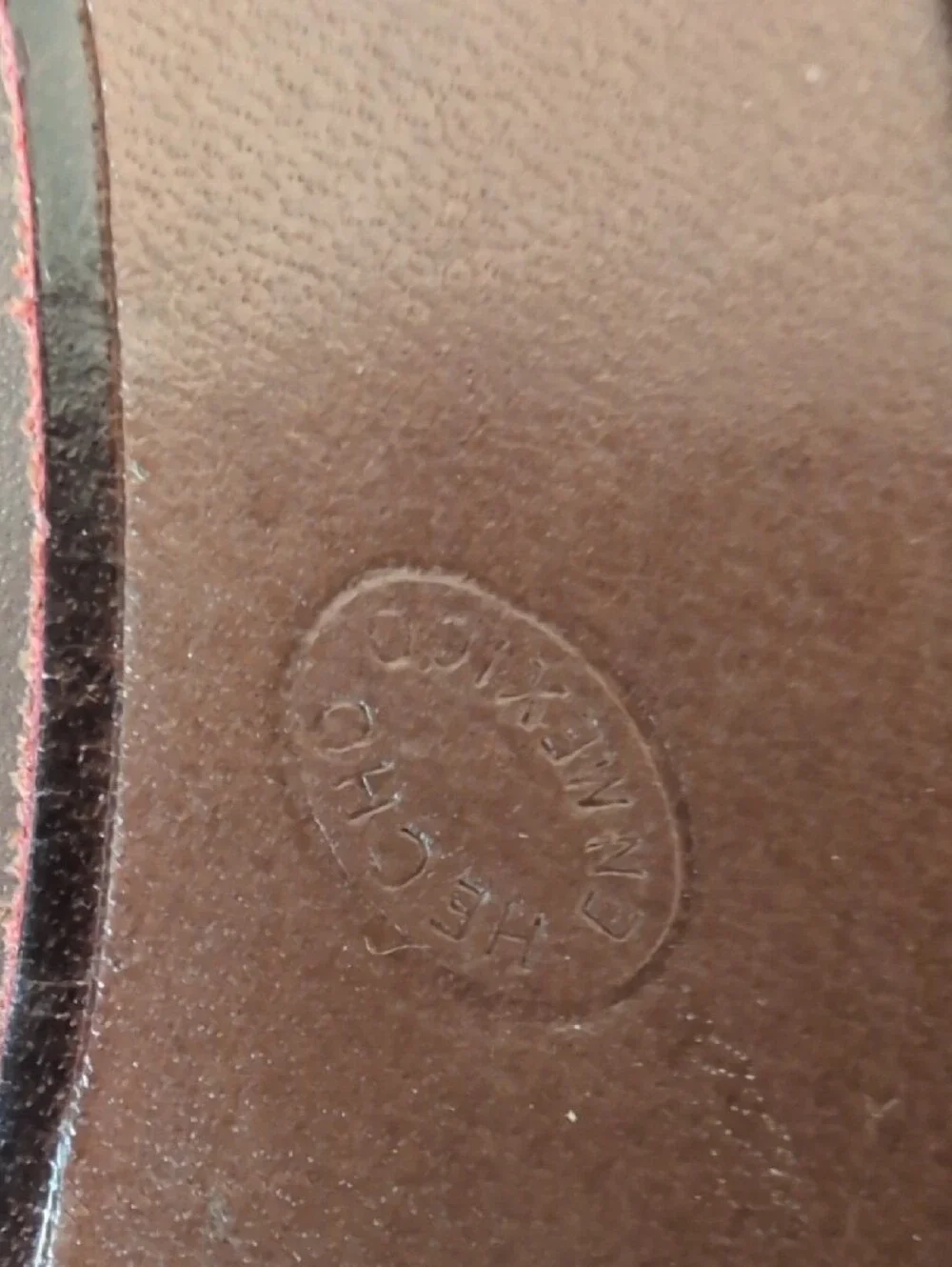 Tooled Leather Wallet with Rose Design
